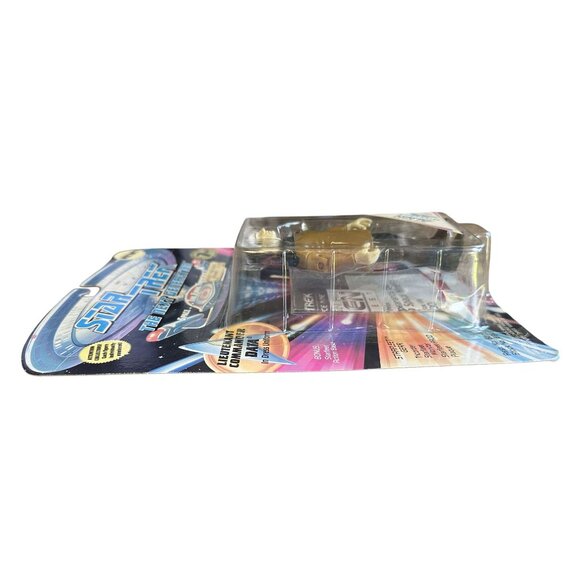 Star Trek Action Figures Next Generation Commander Data & Guinan Pre-Owned - Picture 5 of 10